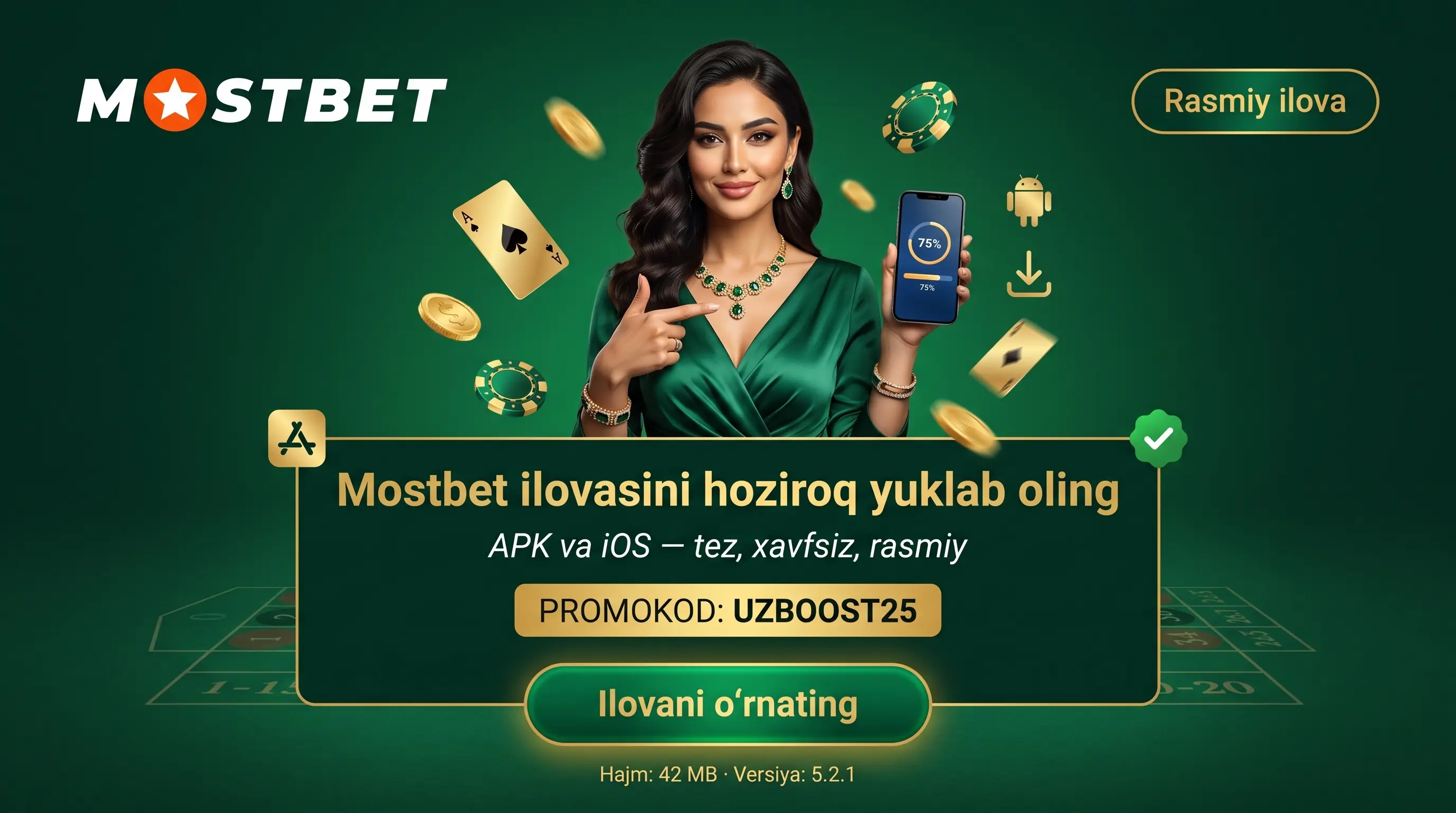 Приложение Mostbet APK и iOS
