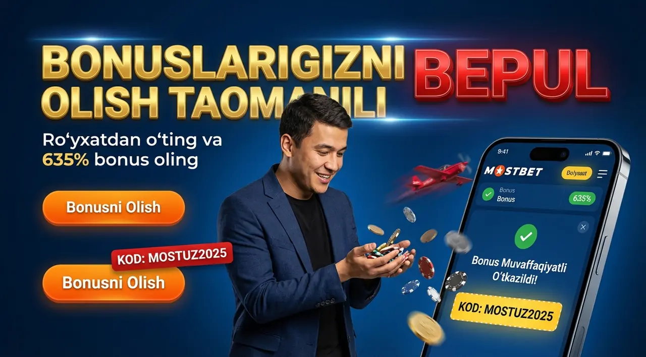 Mostbet Promokod [simpcuda_current_year]: Bonuslarni Olish